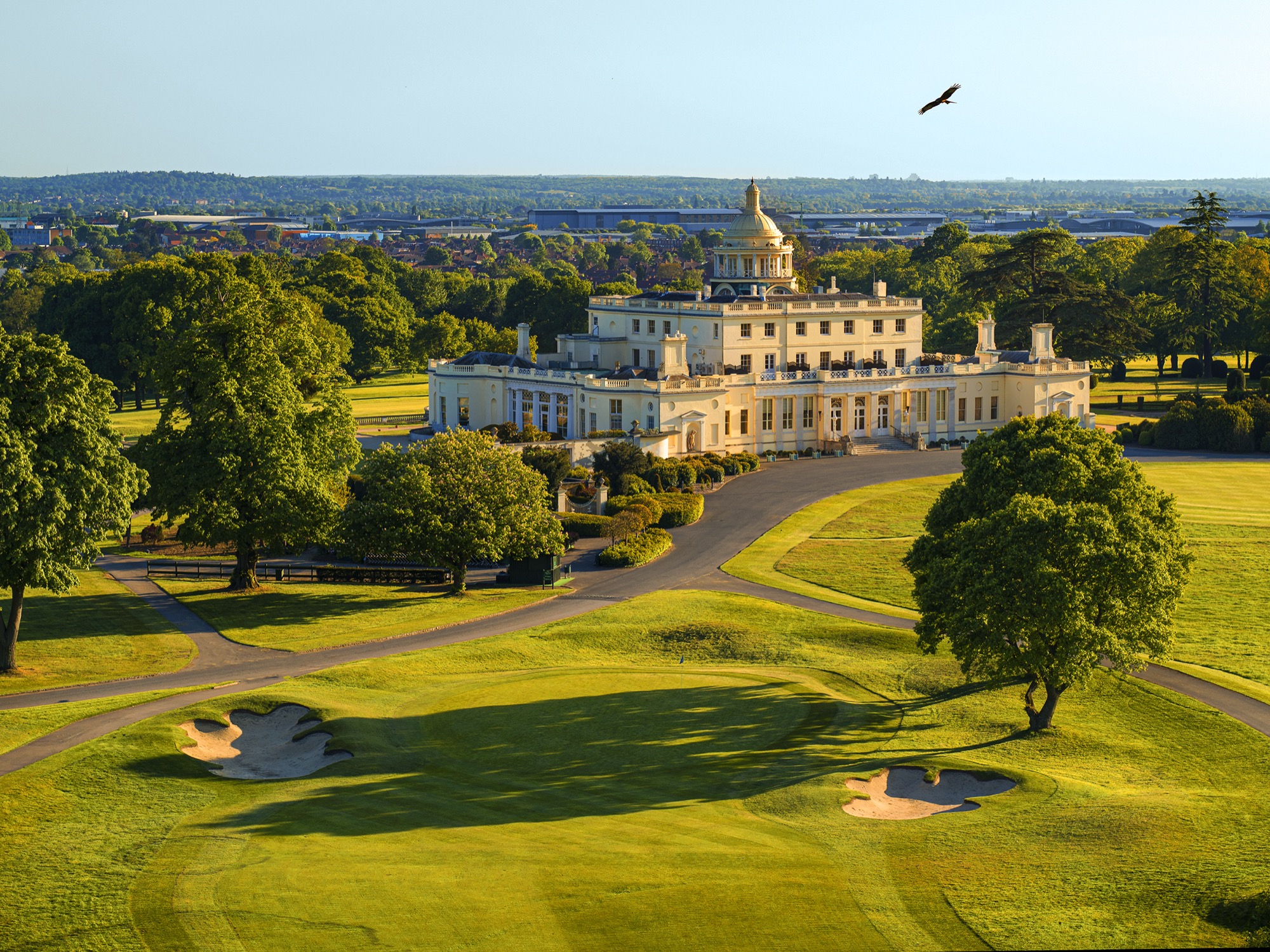 Stoke Park aerial view